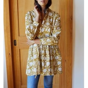 Emerson Fry Josephine Dress- Vintage Ochre